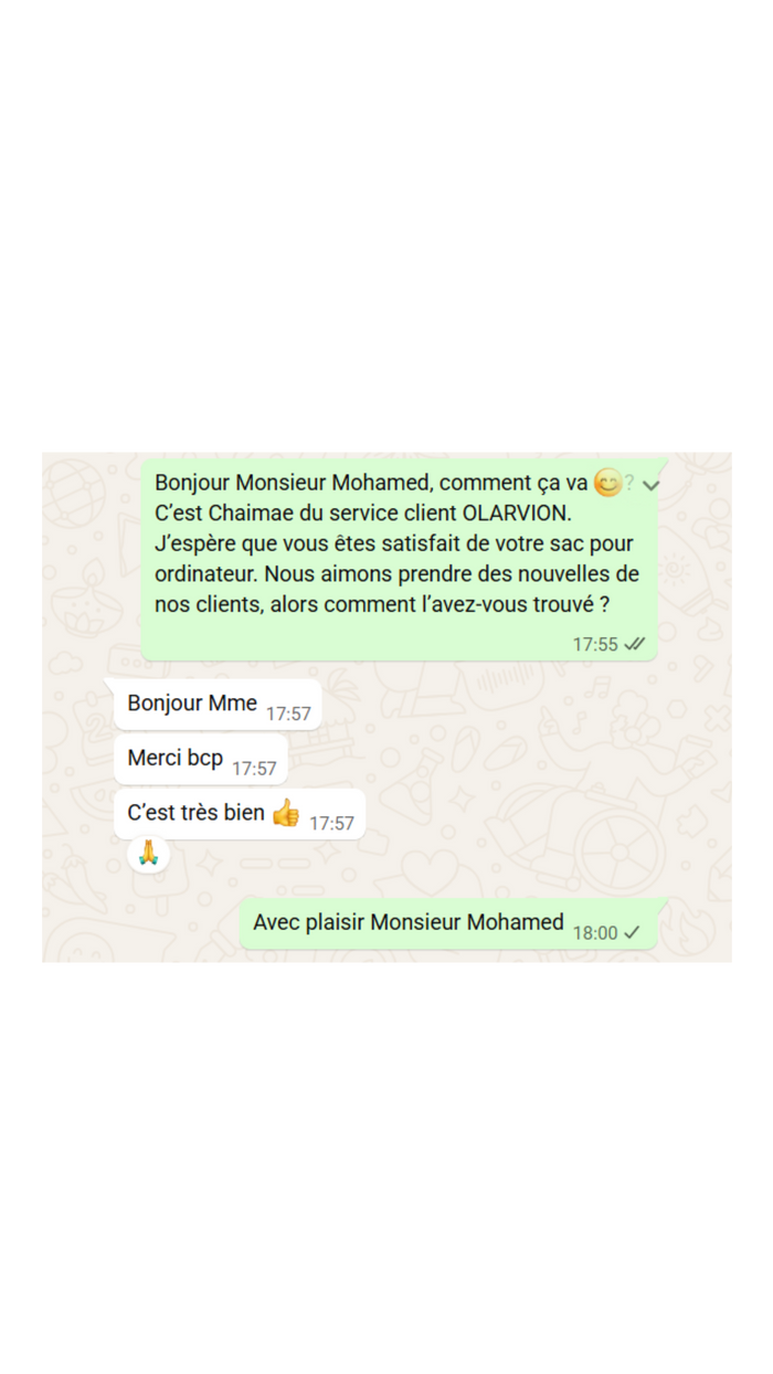 Avis client OLARVION
