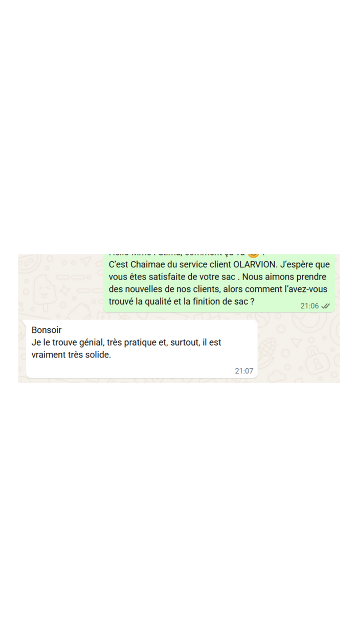 Avis client OLARVION
